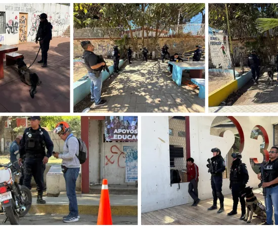 Seguridad escolar en Santa Lucía del Camino