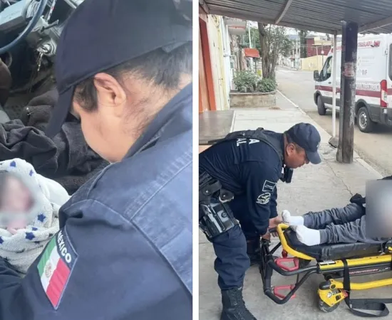 ¡Bienvenida al mundo! Nace bebé auxiliada por equipo de Santa Lucía del Camino