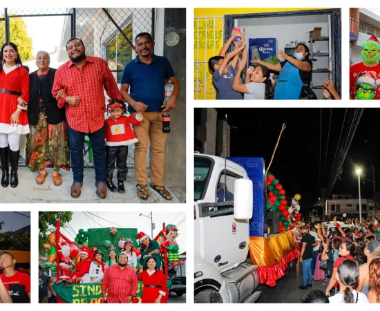 DIF Juchitán ofreció una tarde de convivencia familiar con la Caravana Navideña