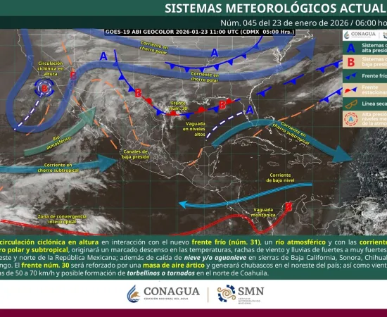 Persistirá tiempo frío y ventoso este viernes en Oaxaca: Protección Civil 