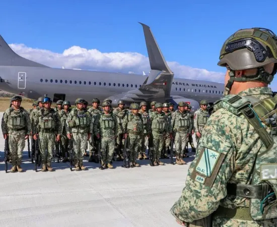 Mil 600 elementos del Ejército mexicano refuerzan la seguridad en Mazatlán y Culiacán Sinaloa 