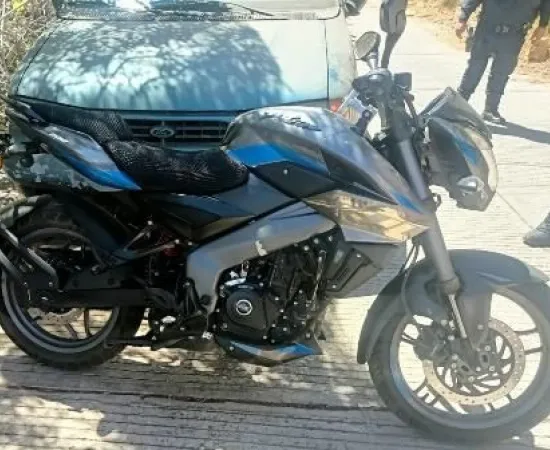 Policía Municipal asegura motocicleta al contar con reporte de robo activo