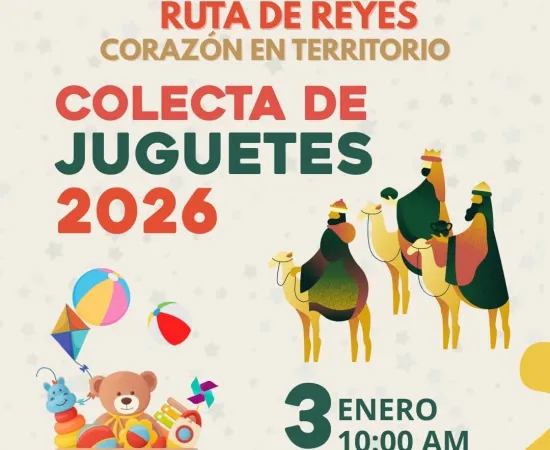 DIF Municipal de Oaxaca de Juárez invita a sumarse a la Colecta de Juguetes 2026 “Ruta de Reyes, Corazón en Territorio”