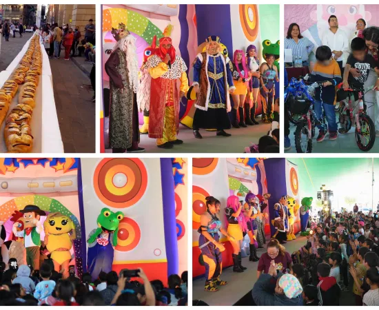 Entre risas, colores y tradición, celebra Xoxocotlán el Día de Reyes