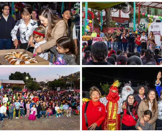 Ruta de Reyes lleva alegría a vecinitas y vecinitos de San Martín Mexicapam y San Juan Chapultepec