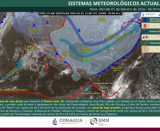 Persistirá ambiente frío en gran parte del territorio oaxaqueño