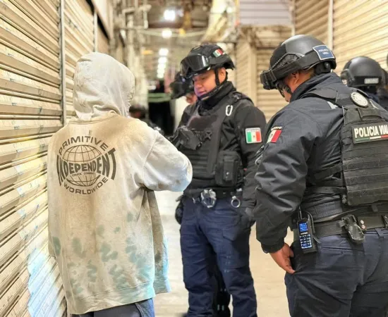 Operativo Luciérnaga en la Central de Abasto
