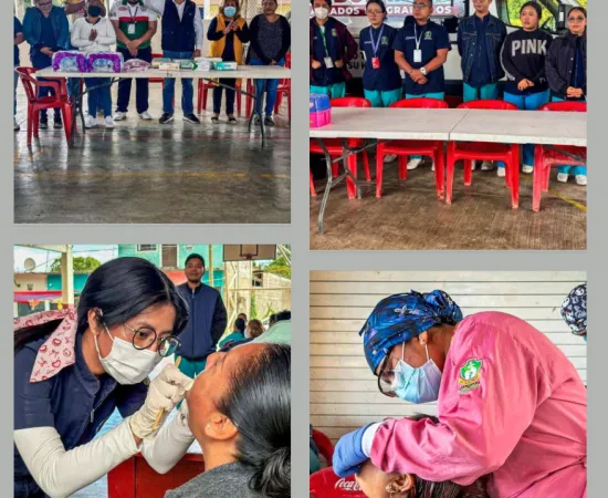 Jornada gratuita de salud bucal acerca atención odontológica a familias de Chicapa de Castro