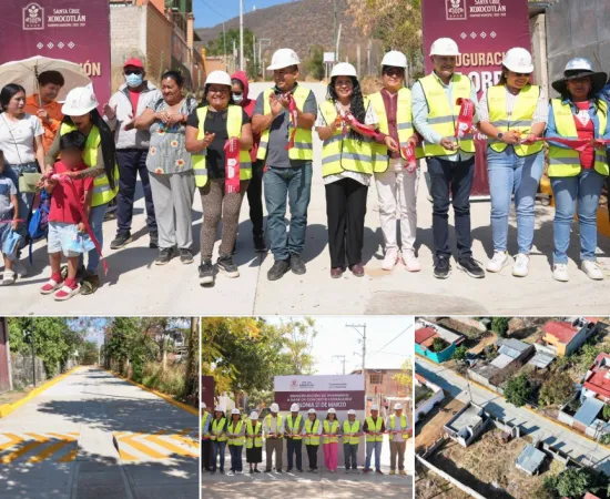 Impulsa Nancy Benítez bienestar de Xoxocotlán con nuevas obras de infraestructura