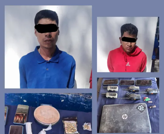 En fuerte dispositivo de seguridad, Policía Municipal detiene a presuntos narcomenudistas en la colonia Estado de Oaxaca