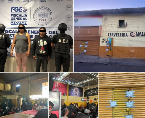 Realizan cateo en bar utilizado como punto de venta de drogas en la Central de Abasto, aseguran dosis y detienen a dos