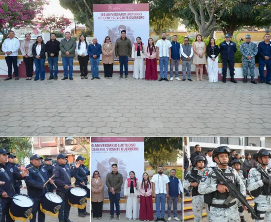 Conmemora Nancy Benítez legado de Vicente Guerrero en su 195 aniversario luctuoso