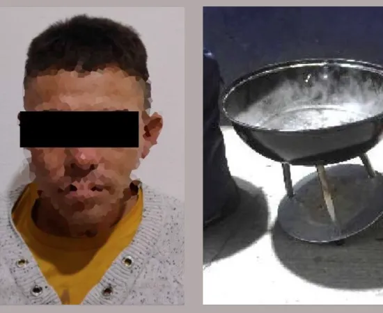 Policía Municipal detiene a presunto cristalero en el centro de la ciudad