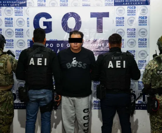 FGEO y Gabinete de Seguridad capturan a jefe de plaza que operaba en zona limítrofe entre Oaxaca y Veracruz