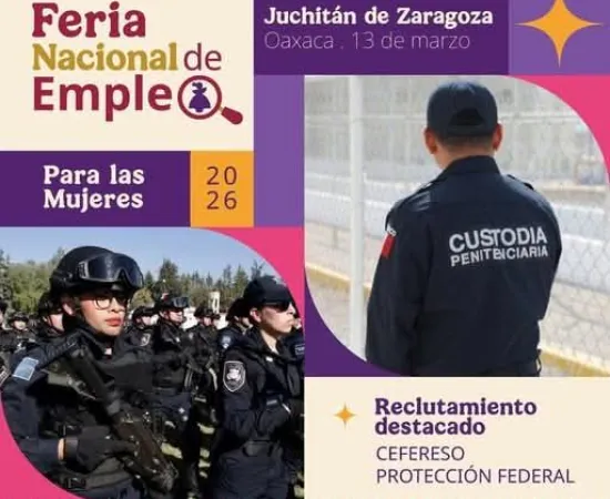 Invitan a Feria Nacional del Empleo en Juchitán
