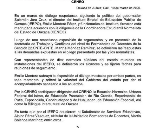 IEEPO define acuerdos con CENEO