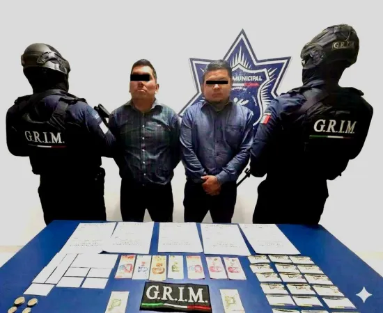 En Santa Lucía del Camino detiene a dos por el delito de “Gota a Gota”