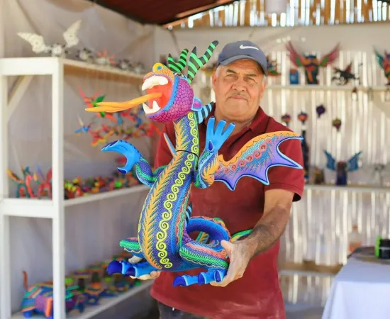 Asiste a la Expo Feria Artesanal de Alebrijes 2026 en Arrazola