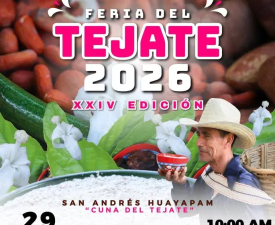 El 29 de marzo será la Feria del Tejate en San Andrés Huayápam 