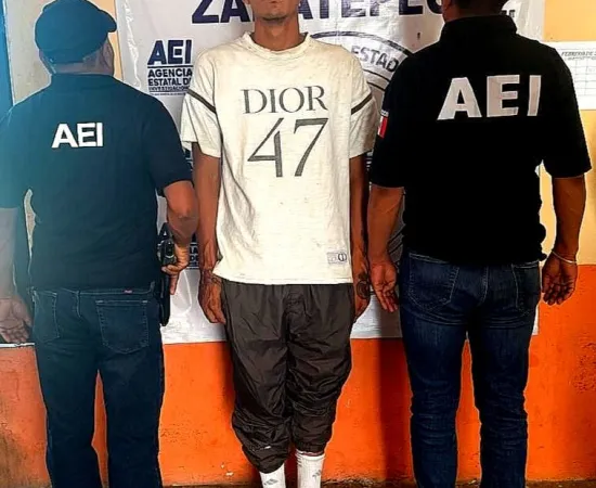 Fiscalía captura en el Istmo a un hombre, estaba prófugo por feminicidio cometido en el estado de Chiapas