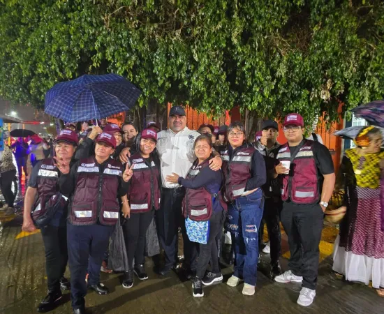 Senderos seguros en el Fraccionamiento El Rosario 