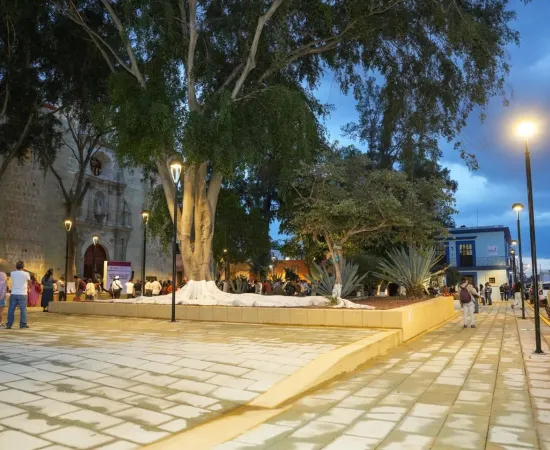 Inauguran atrio del templo de la Merced en Oaxaca capital