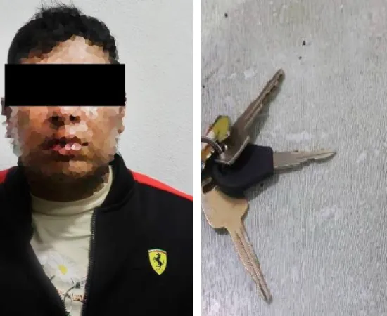 Intentaba abrir un vehículo que no era suyo, la Policía Municipal lo detuvo en la calle de Reforma