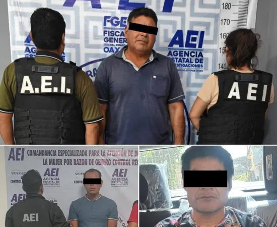 Tres detenidos por delitos sexuales en el Istmo, Valles Centrales y en la Sierra de Flores Magón