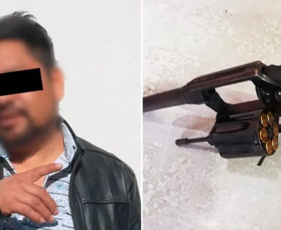 Muy cerca del Mercado de Abasto fue detenido un hombre con arma de fuego