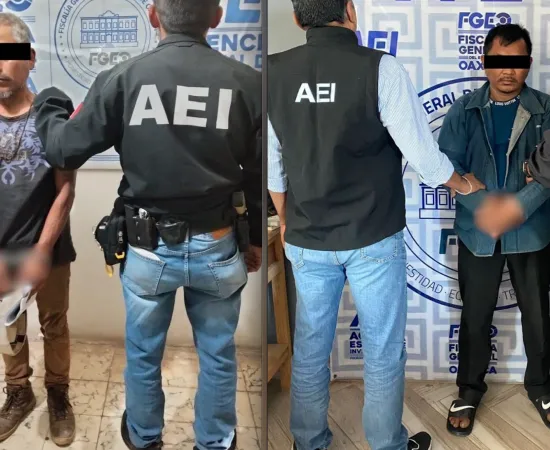 Detienen a dos  por violencia familiar ocurrida en las regiones del Istmo y la Sierra de Flores Magón