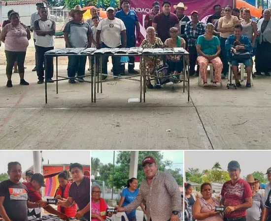 Fundación Nino entrega lentes en comunidades de Tuxtepec