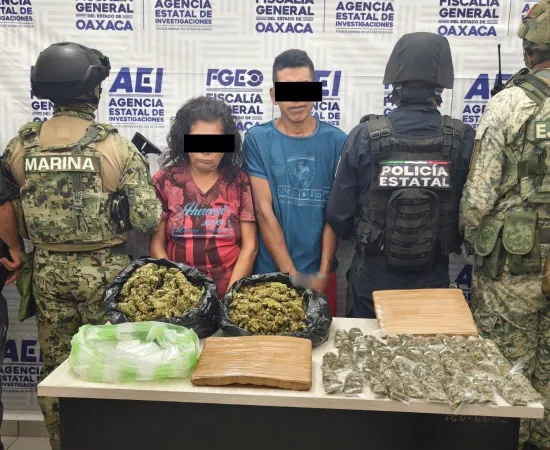 FGEO ejecuta cateo en la región Costa; hay dos personas detenidas y aseguramiento de presuntas drogas