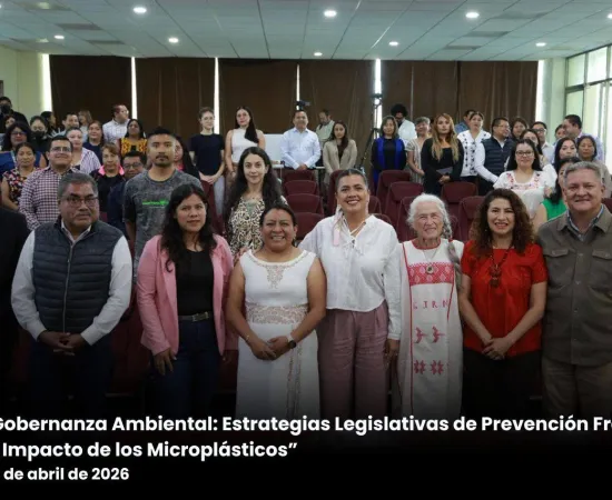 Realizan en el Congreso del Estado foro sobre gobernanza ambiental y el impacto de los microplásticos