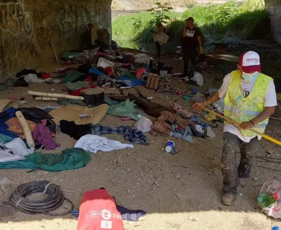 Continúan las labores de limpieza en el Río San Felipe