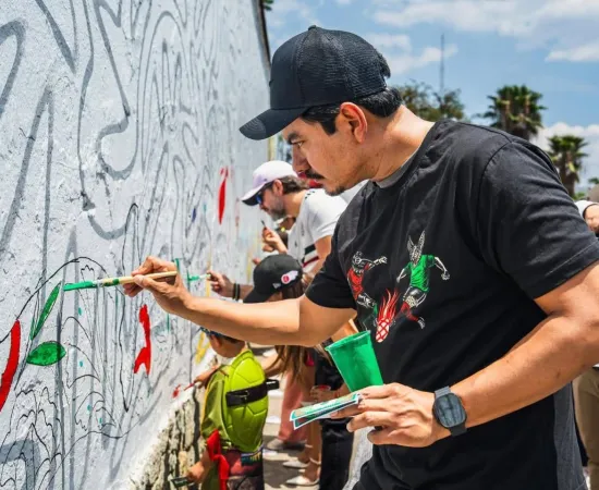 Un mural que se construye entre todas y todos