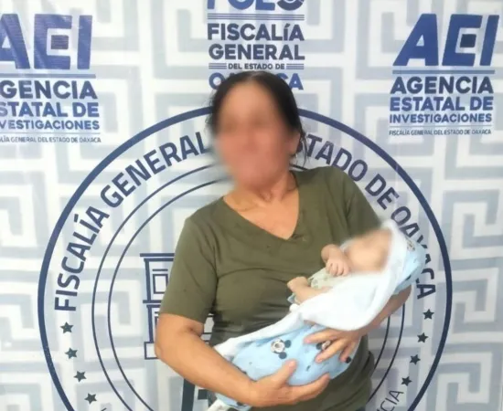 Localizan en el Istmo y pone a salvo a recién nacido reportado como No Localizado en la capital