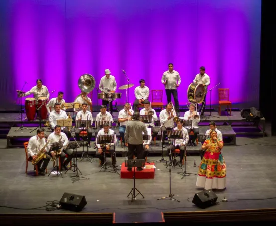 ¡Lleno total en el concierto de la Banda Regional Princesa Donashii!