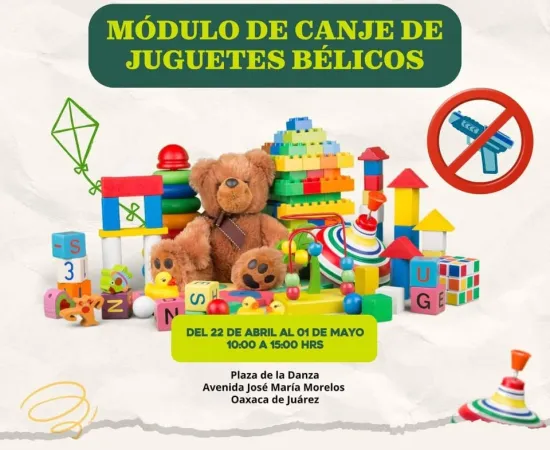 Impulsan jornada de desarme voluntario en Oaxaca de Juárez 