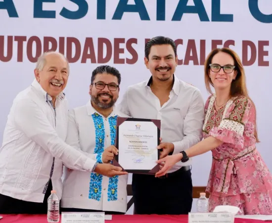 Ray Chagoya asume la Coordinación Estatal de la Asociación de Autoridades Locales de México A.C. en Oaxaca