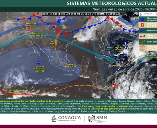 Prevén lluvias con tormentas fuertes en Oaxaca: Protección Civil