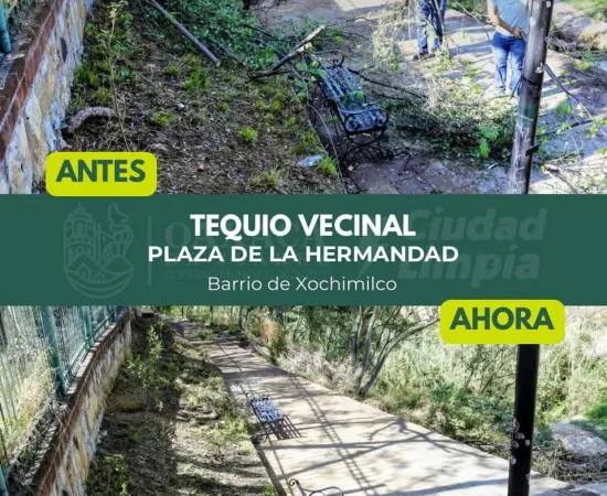 El Barrio de Xochimilco dio ejemplo de unidad y trabajo