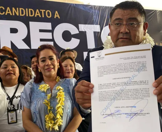 Se registra Farid Acevedo López como candidato a la rectoría de la UABJO