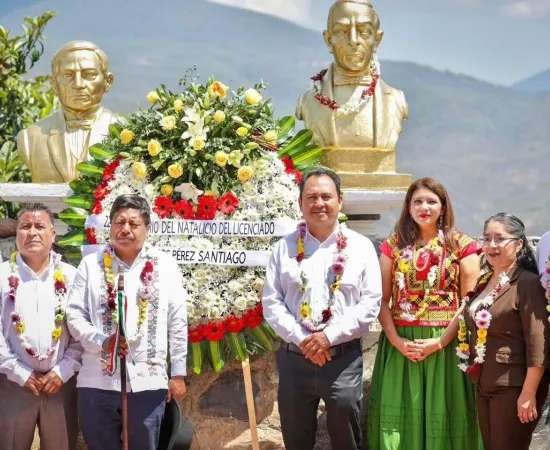 La Sierra Juárez recuerda el legado liberal de Marcos Pérez 