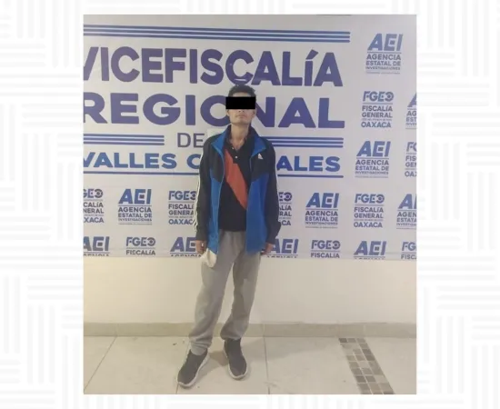 A prisión preventiva por presunto robo con violencia cometido en la capital oaxaqueña