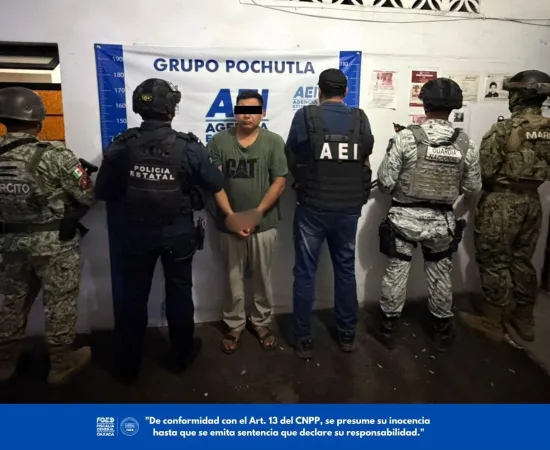 Lo vinculan por feminicidio cometido en Playa Aragón, en Santa María Tonameca