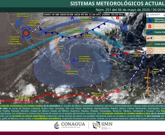 Para este miércoles, persistirá ambiente caluroso a muy caluroso en Oaxaca