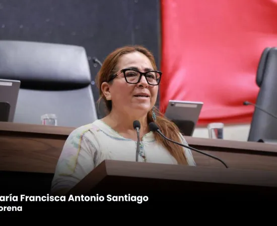 Reconoce diputada María Francisca Antonio políticas laborales de la Presidenta Claudia Sheinbaum
