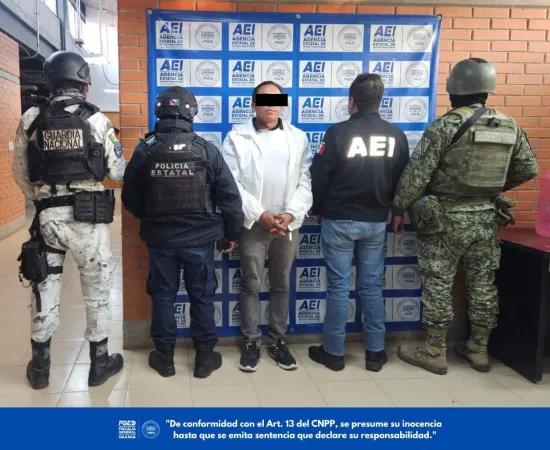Lo detiene por el delito de despojo agravado cometido en la Mixteca