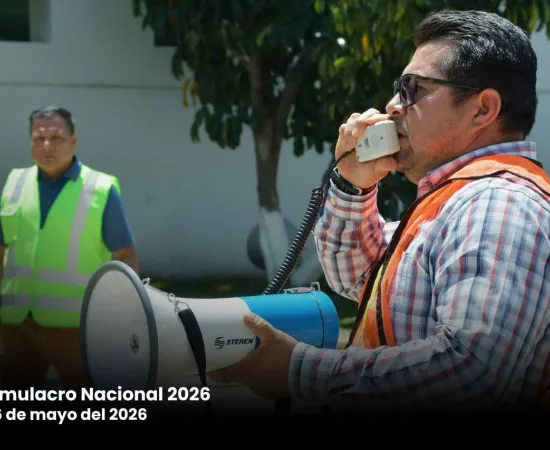Participa Congreso de Oaxaca en el Primer Simulacro Nacional 2026 para fortalecer la cultura de la prevención