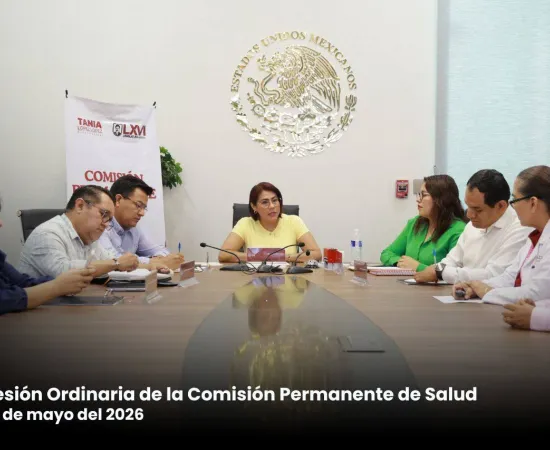 Recibe Comisión Permanente de Salud de la LXVI Legislatura el Plan Anual de Trabajo de la CEAMO